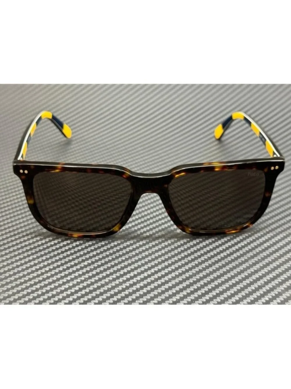 New Polo Ralph Lauren Men Dark Havana Sunglasses 55-18-145